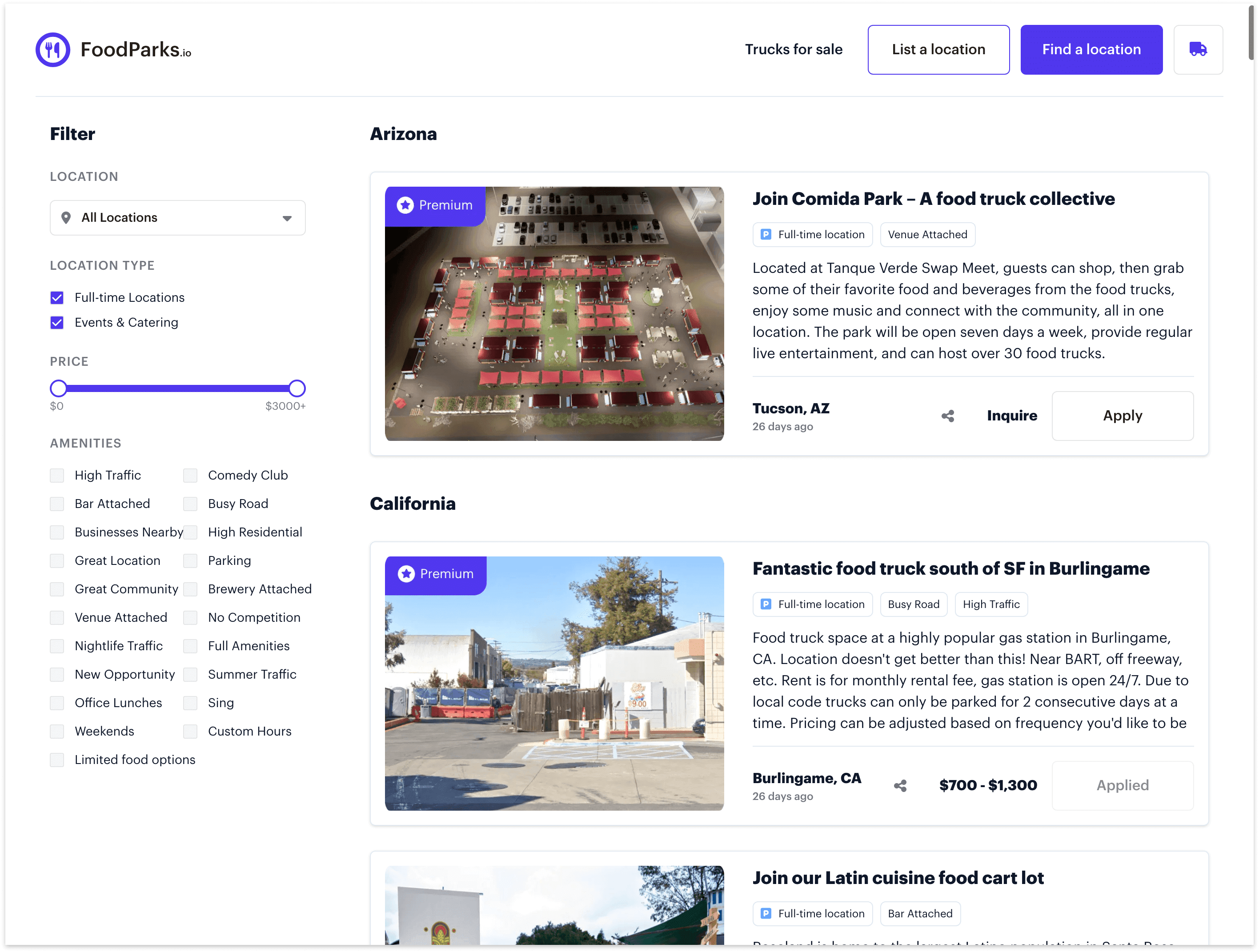 FoodParks.io